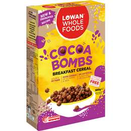 Lowan Cocoa Bombs Breakfast Cereal