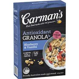 Carman's Granola Antioxidant Blueberry & Vanilla 425g