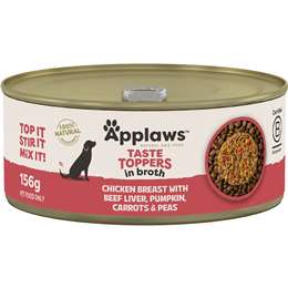 Applaws Taste Toppers Chicken Beef Vegetables Wet Dog Food