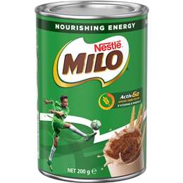 Milo Malt Drinking Chocolate Powder Hot Or Cold 200g