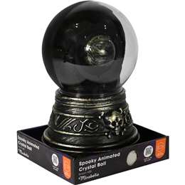 Mirabella Halloween Battery Operated Spooky Animated Crystal Ball Each ...