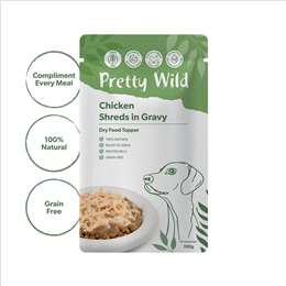 Pretty Wild Dog Food Chicken Shreds In Gravy