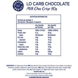 Aussie Bodies Lo Carb Chocolate Milk Choc Crisp