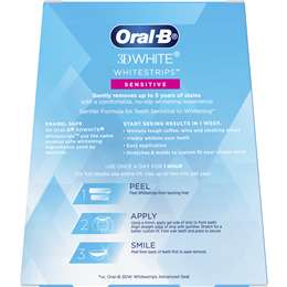 Oral B 3d White Whitestrips Sensitive Dental Whitening Kit