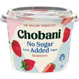 Chobani No Sugar Added Greek Yogurt Strawberry