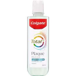 Colgate Mouthwash Cool Mint Total Plaque Release 500ml