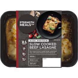 Strength Meals Co Slow Cooked Beef Lasagne Beef Lasagne