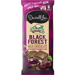 Darrell Lea Black Forest Milk Chocolate 160g