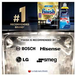 Finish Ultimate Plus Material Care Dishwasher Tablets