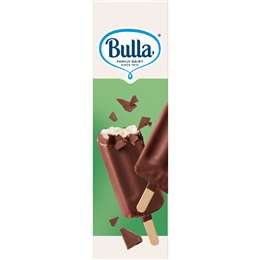 Bulla Mint Vanilla Chocolate Bar Sticks
