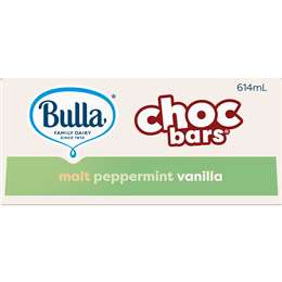 Bulla Mint Vanilla Chocolate Bar Sticks
