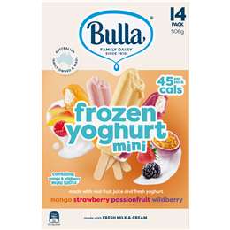 Bulla Mini Frozen Yoghurt Assorted Flavours