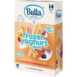 Bulla Mini Frozen Yoghurt Assorted Flavours