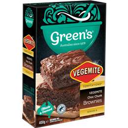 Green's Vegemite Choc Chunk Brownie Mix