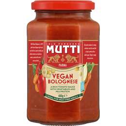 Mutti Vegan Bolognese Pasta Sauce 400g