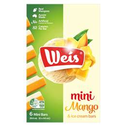 Weis Mini Mango Ice Cream Bars 