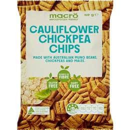 Macro Wholefoods Market Cauliflower Chickpea Chips