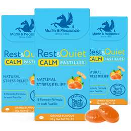 Martin & Pleasance Rest & Quiet Calm Pastilles Orange