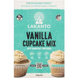 Lakanto No Added Sugar Vanilla Cupcake Mix