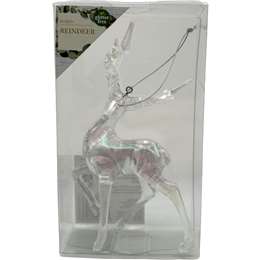 Christmas Decoration Iridescent Reindeer 