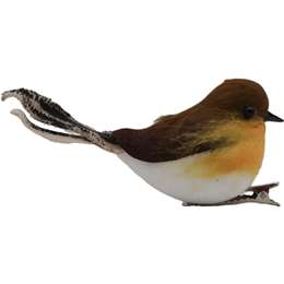 Christmas Decoration Clip On Bird Yellow 
