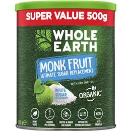 Whole Earth Monk Fruit Ultimate Sugar Replacement 500g