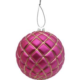 Christmas Desire Baubles Pink 2 Pack