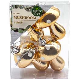 Christmas Boho Mushroom Decoration Copper