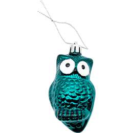 Christmas Desire Owl Decoration Teal