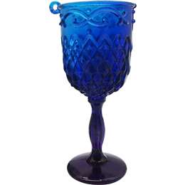Christmas Desire Wine Goblet Blue