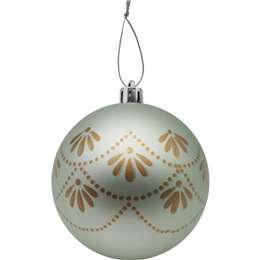 Christmas Baubles Sage 2 Pack