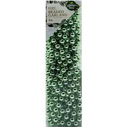 Christmas Decoration 8 Metre Beaded Garland Teal