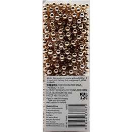 Christmas Beaded Garland 8m Rose Gold 