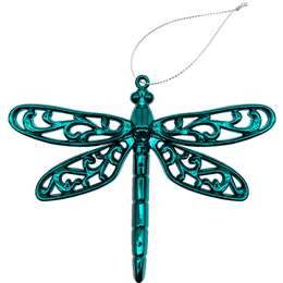 Christmas 3d Dragonfly Teal Each