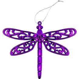 Christmas Decoration Dragonfly Purple