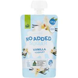 Woolworths No Added Sugar Greek Style Vanilla Yoghurt