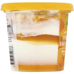 Woolworths Fruit Swirled Mango Yoghurt
