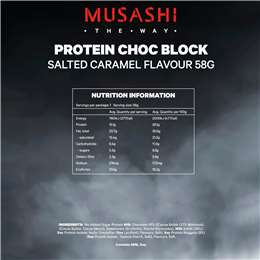 Musashi Protein Slab Salted Caramel