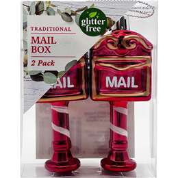 Christmas Traditional Mailbox 2 Pack