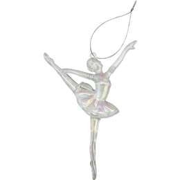 Christmas Ballerina Decoration White 