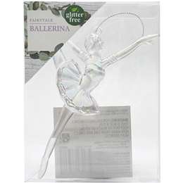 Christmas Ballerina Decoration White 