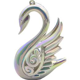 Christmas Fairytale Swan Decoration White