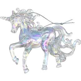 Christmas Fairytale Unicorn Decoration White