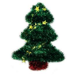 Christmas Tinsel Tree Decoration 