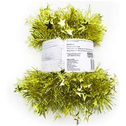 Christmas Tinsel Gold 4m 