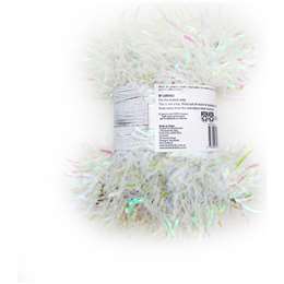 Christmas Decoration 4 Metre  Tinsel White