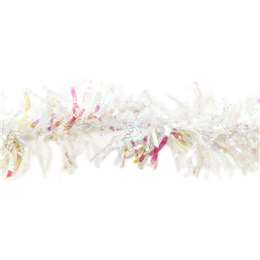 Christmas Decoration 4 Metre  Tinsel White