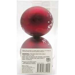 Christmas Traditional Bauble Red
