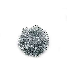 Christmas Decoration 8 Metre Beaded Garland Silver