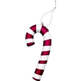 Christmas Traditional Candy Cane Decoration Red